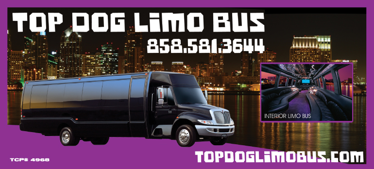 San Diego Party Bus - Top Dog Limo Bus in San Diego - Limobuses - Party Buses in San Diego