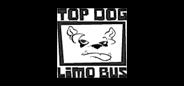 San Diego Limo Bus Transportation Service and Party Bus in San Diego Top Dog Limo Buses and Limousines Logo