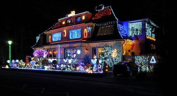 Christmas Lights Tours with Top Dog Limo Bus San Diego